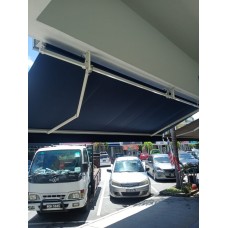 retractable awning 2 arm for residence 